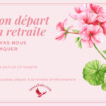 Cate invitation départ à la retraite en Normandie