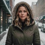 Manteau d'hiver pour femmes avec capuche en fausse fourrure