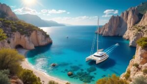 explorez la beauté de la crète à bord d'un catamaran confortable. vivez une expérience unique entre mer turquoise, plages paradisiaques et villégiatures pittoresques. réservez votre aventure dès maintenant !