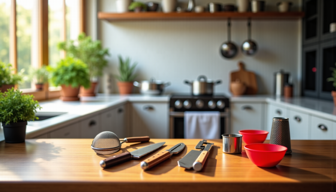7 outils indispensables pour la cuisine gastronomique