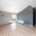 Appartement moderne avec plafond blanc épuré avant pose du plafond tendu à Toulouse