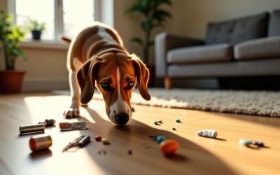 Les objets du quotidien qui peuvent être dangereux pour un chien