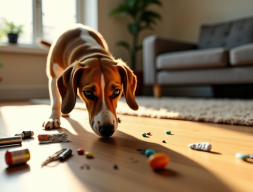 Les objets du quotidien qui peuvent être dangereux pour un chien