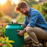 Installer un récupérateur d’eau de pluie au jardin